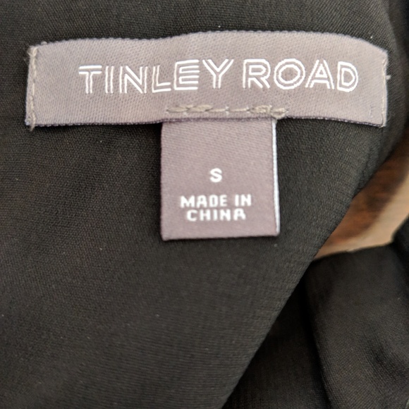 Tinley Road Dress Polkadot Midi Sheath Peep Hole - Picture 4 of 8